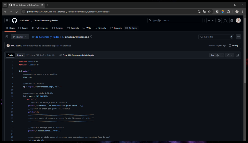 Perfil de github con un proyecto Perfil de github con un proyecto